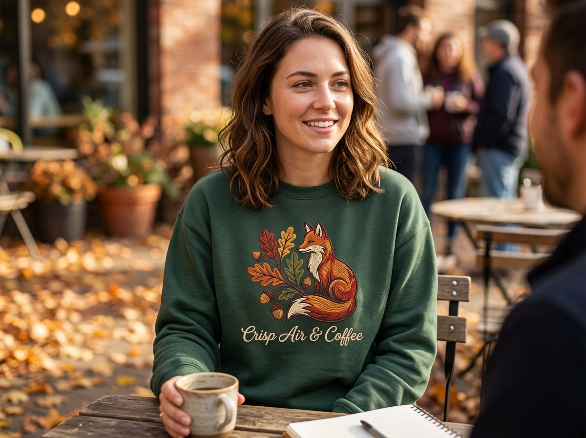 15 Fall Embroidered Sweatshirts Ideas That Feel Truly Special fall embroidered sweatshirts — lifestyle photo