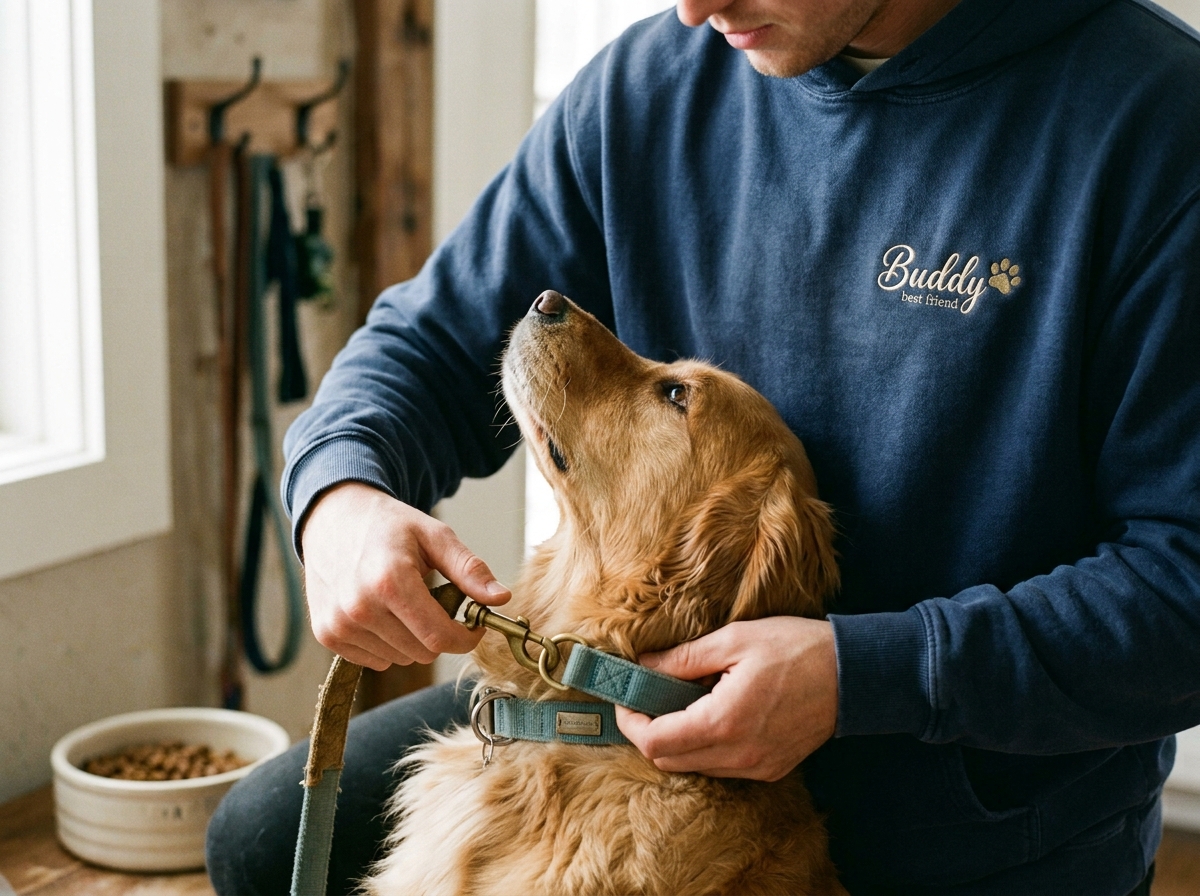 man's best friend quote — in-use lifestyle photo