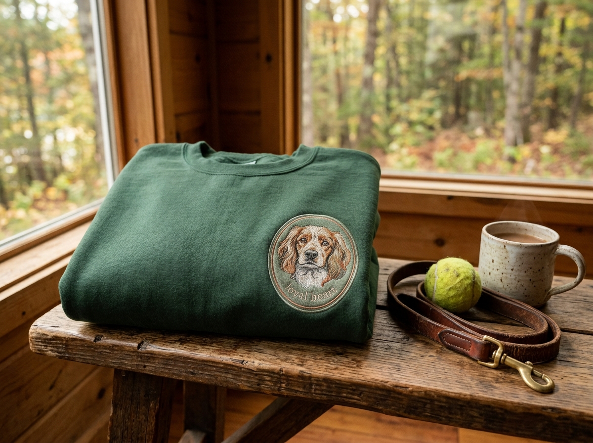 man's best friend quote — styled lifestyle scene