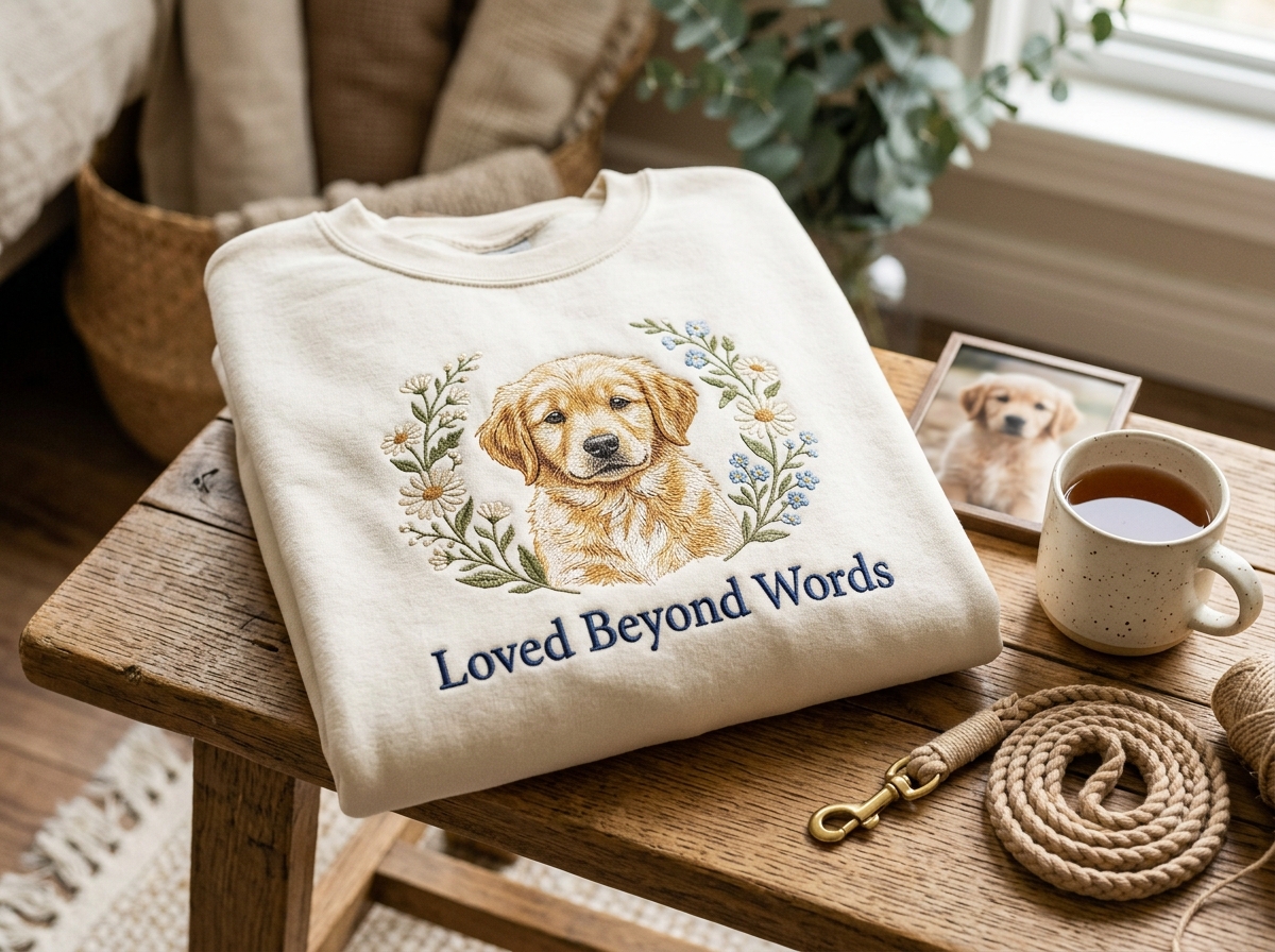 The caption for a dog picture that says what your heart already knows caption for a dog picture — styled lifestyle scene