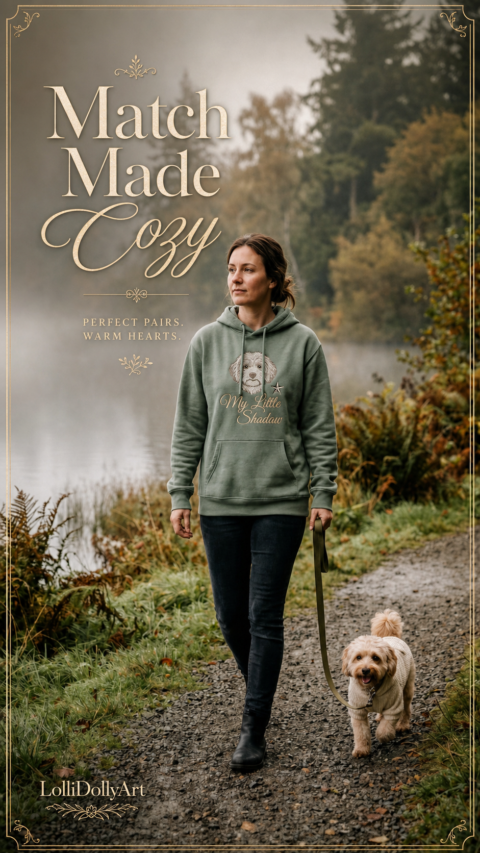 matching dog and owner hoodies — gift inspiration