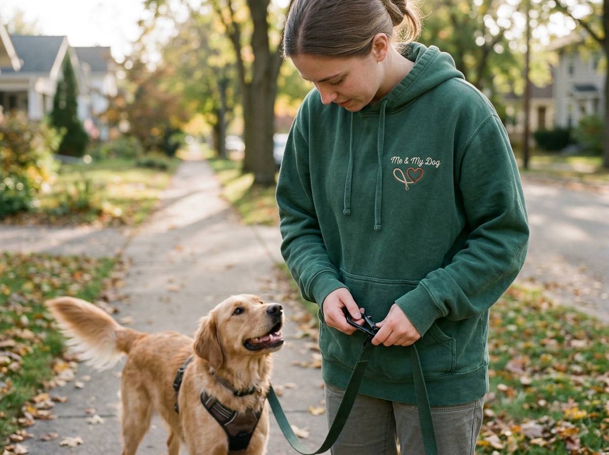 dog is my best friend quote — in-use lifestyle photo
