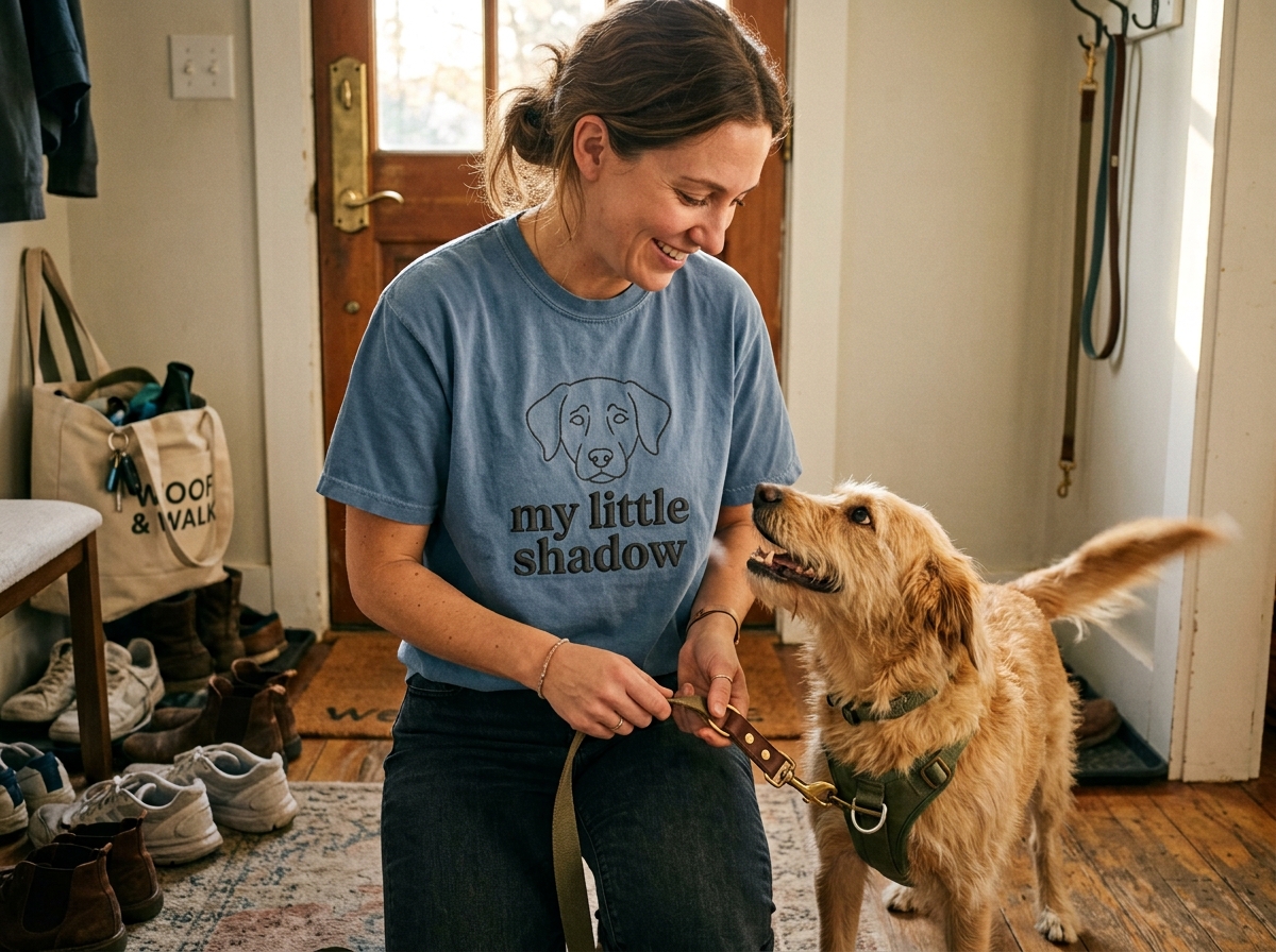 dog mom quotes for instagram — in-use lifestyle photo