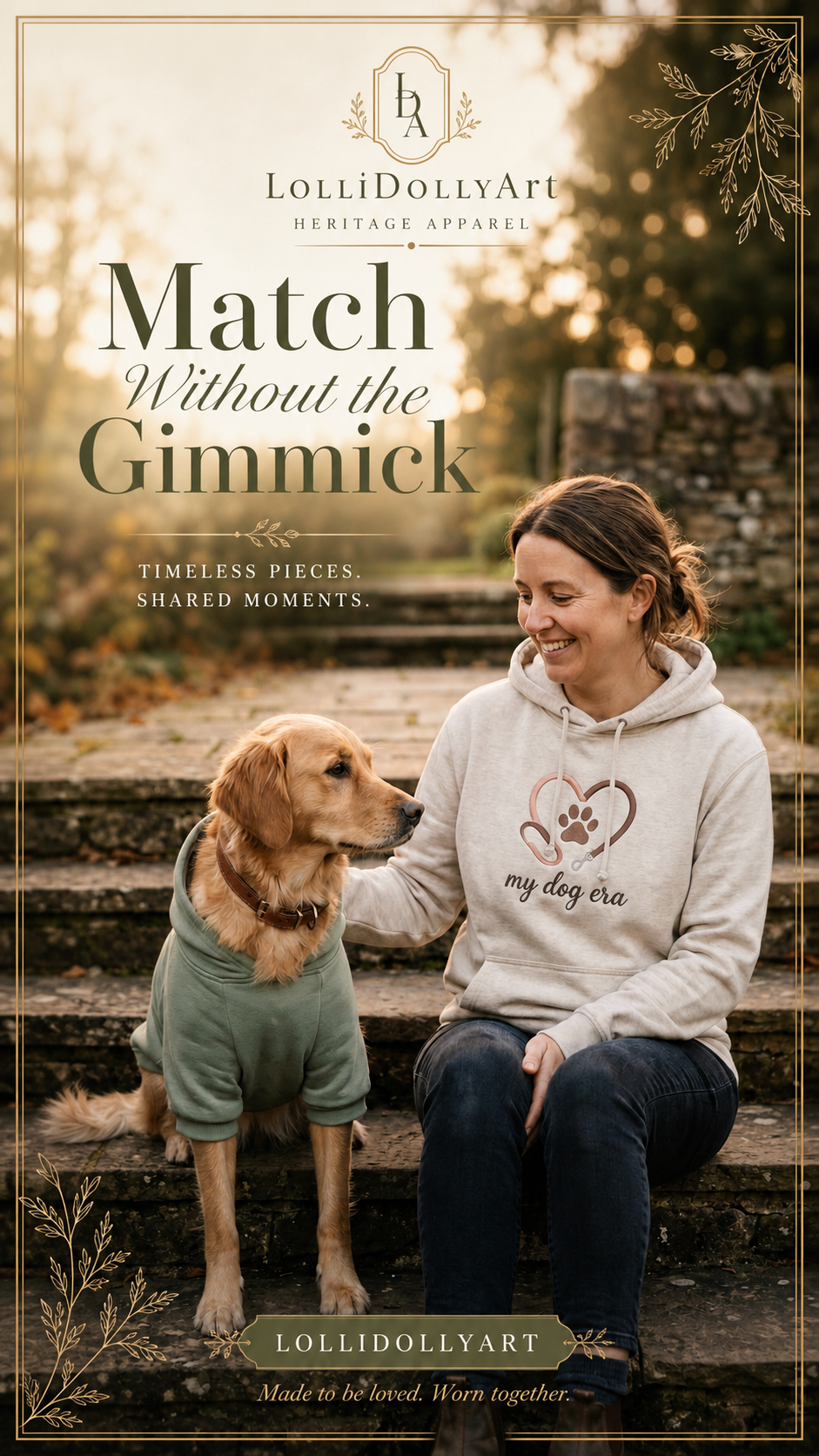 dog and person matching hoodies — gift inspiration